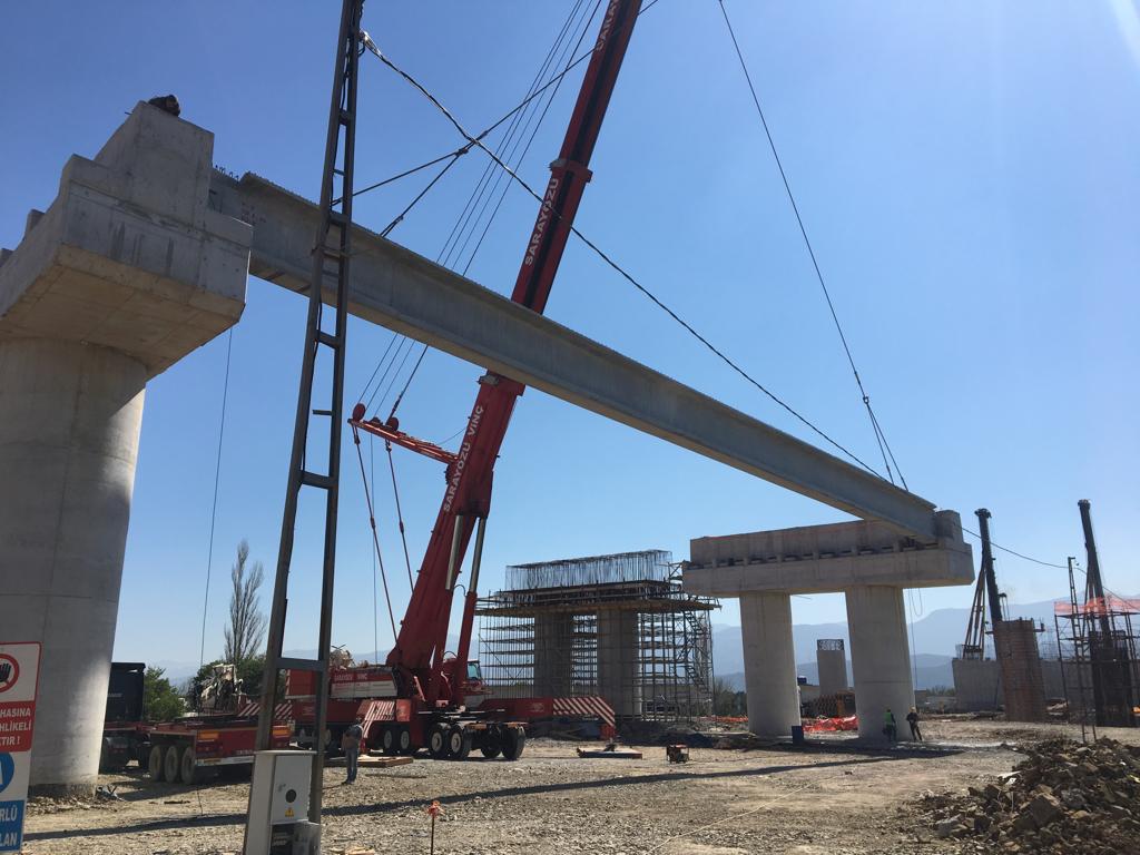 Serköy-Sivas Hızlı Tren Projesi   ( 190'lık 1700 Adet Öngermeli  Kiriş Yerköy-Sivas Hızlı Tren Projesi)  
